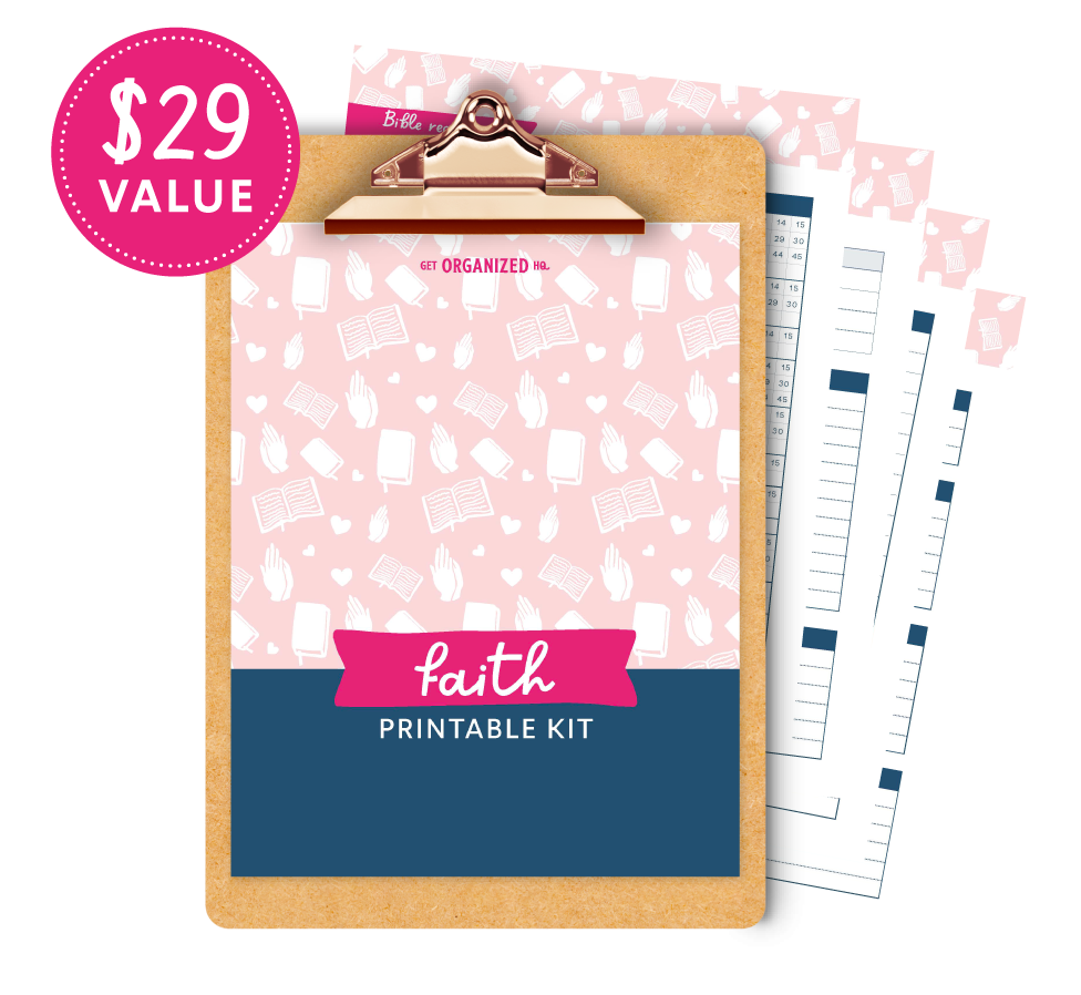faith printable kit, $29 value