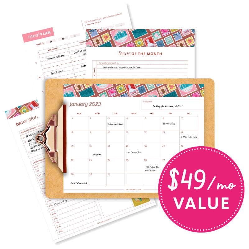 Monthly Printables ($49/month)