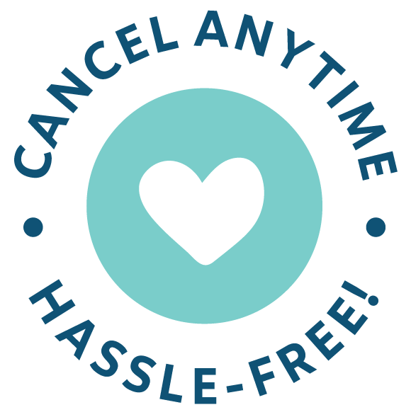 Cancel anytime hassle-free!