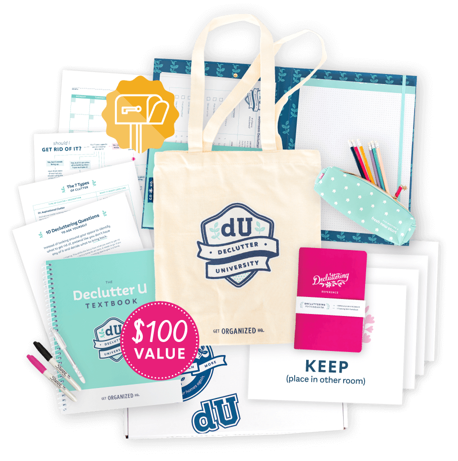 Everything included in the supply kit, with a mailbox icon and a $100 value label