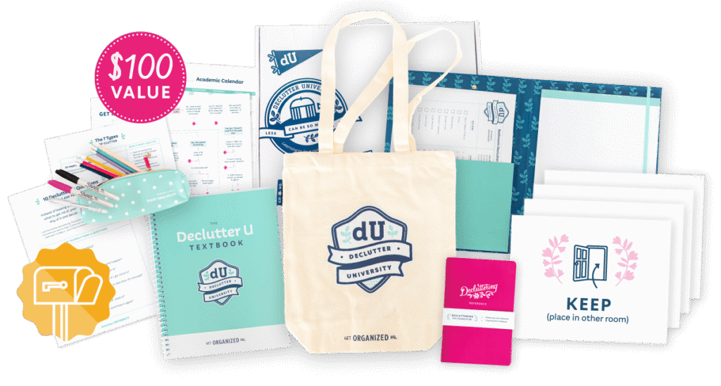 Everything included in the supply kit, with a mailbox icon and a $100 value label